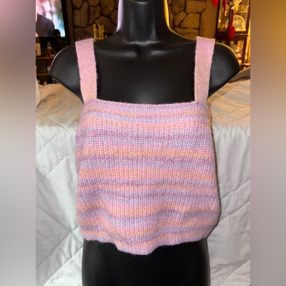 Inspired Hearts Wool Blend Crop Top